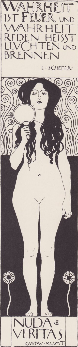 Nuda Veritas by Gustav Klimt